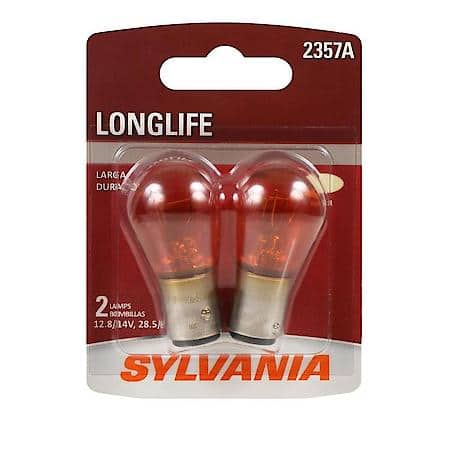 2357A Long Life: Amber Mini Bulb, Standard Performance, 2 Pack