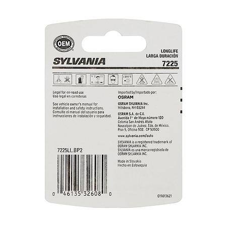 7225 Long Life: Mini Bulb, Standard Performance, 2 Pack