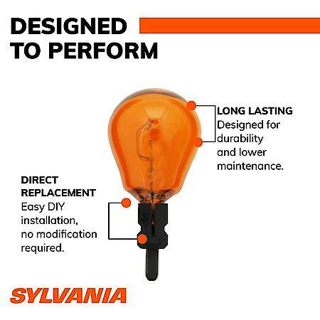 3057A Long Life: Amber Mini Bulb, Standard Performance, 2 Pack