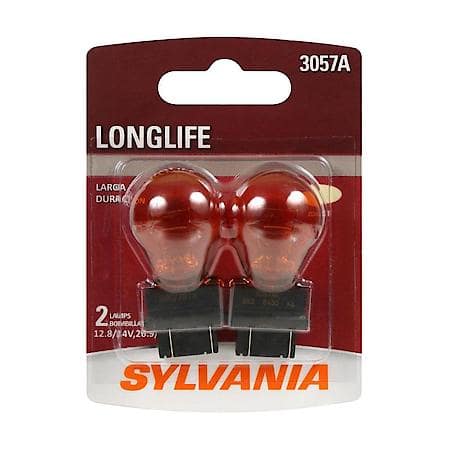 3057A Long Life: Amber Mini Bulb, Standard Performance, 2 Pack