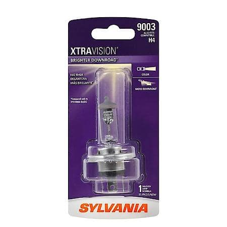 9003 XtraVision: Halogen Headlight Bulb, More Downroad Visibility, 1 Pack