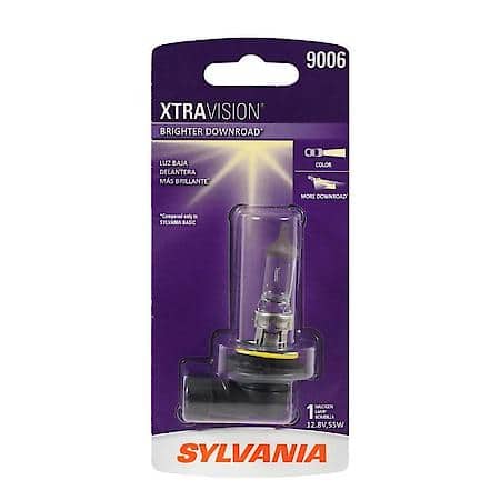 9006 XtraVision: Halogen Headlight Bulb, More Downroad Visibility, 1 Pack