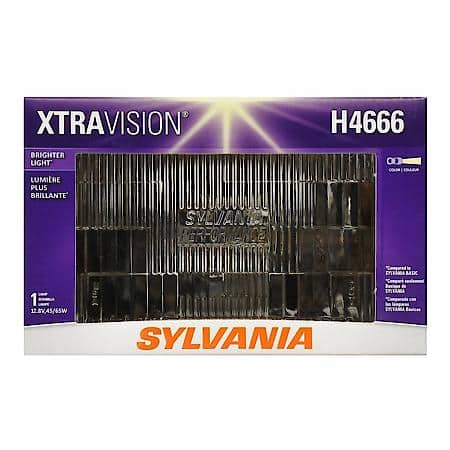 H4666 XtraVision: Sealed Beam Headlight, Brighter Light, 1 Pack