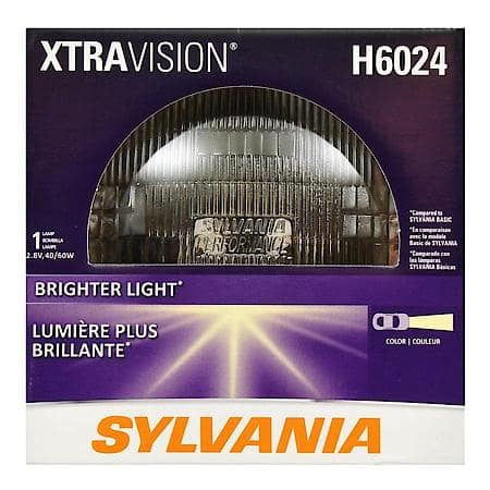H6024 XtraVision: Sealed Beam Headlight, Brighter Light, 1 Pack