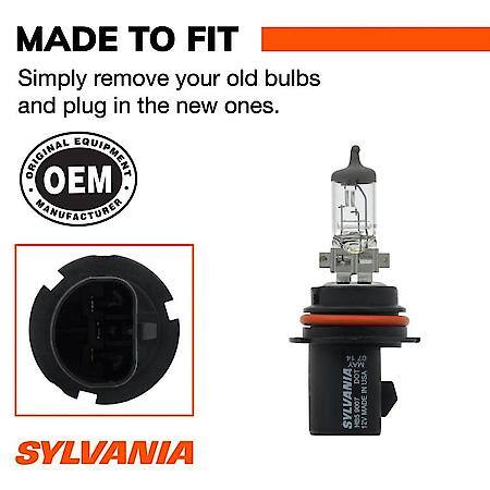 9007 Basic: Halogen Headlight Bulb, Basic Performance, 1 Pack