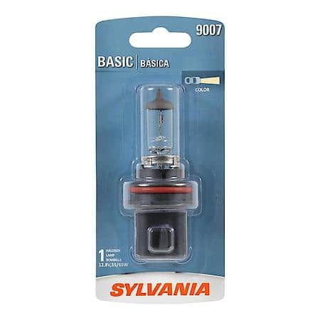 9007 Basic: Halogen Headlight Bulb, Basic Performance, 1 Pack
