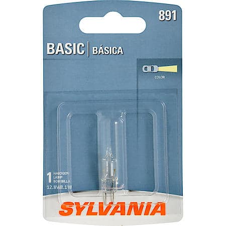 891 Basic: Halogen Headlight Bulb, Basic Performance, 1 Pack