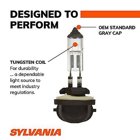 881 Basic: Halogen Fog Bulb, Basic Performance, 1 Pack