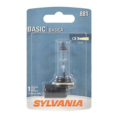 881 Basic: Halogen Fog Bulb, Basic Performance, 1 Pack