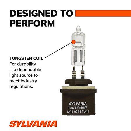 885 Basic: Halogen Fog Bulb, Basic Performance, 1 Pack