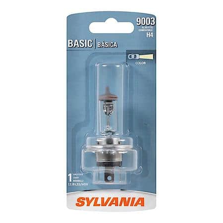 9003 Basic: Halogen Headlight Bulb, Basic Performance, 1 Pack