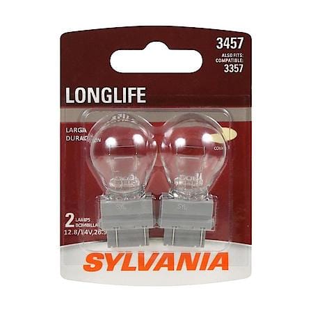 3457 Long Life: Mini Bulb, Standard Performance, 2 Pack