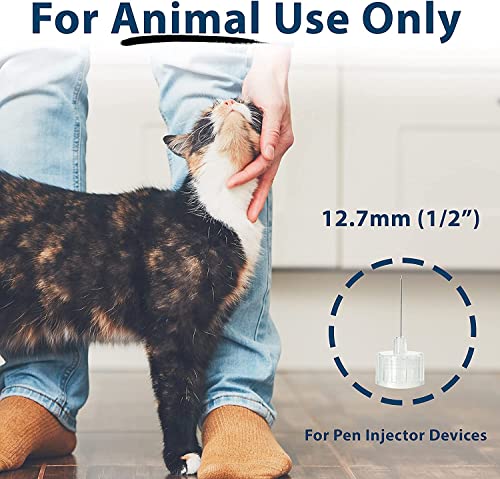 UltiCare VetRx UltiGuard Safe Pack Pet Pen Needles and Sharps Container 12.7mm (1/2”) 29G 100ct