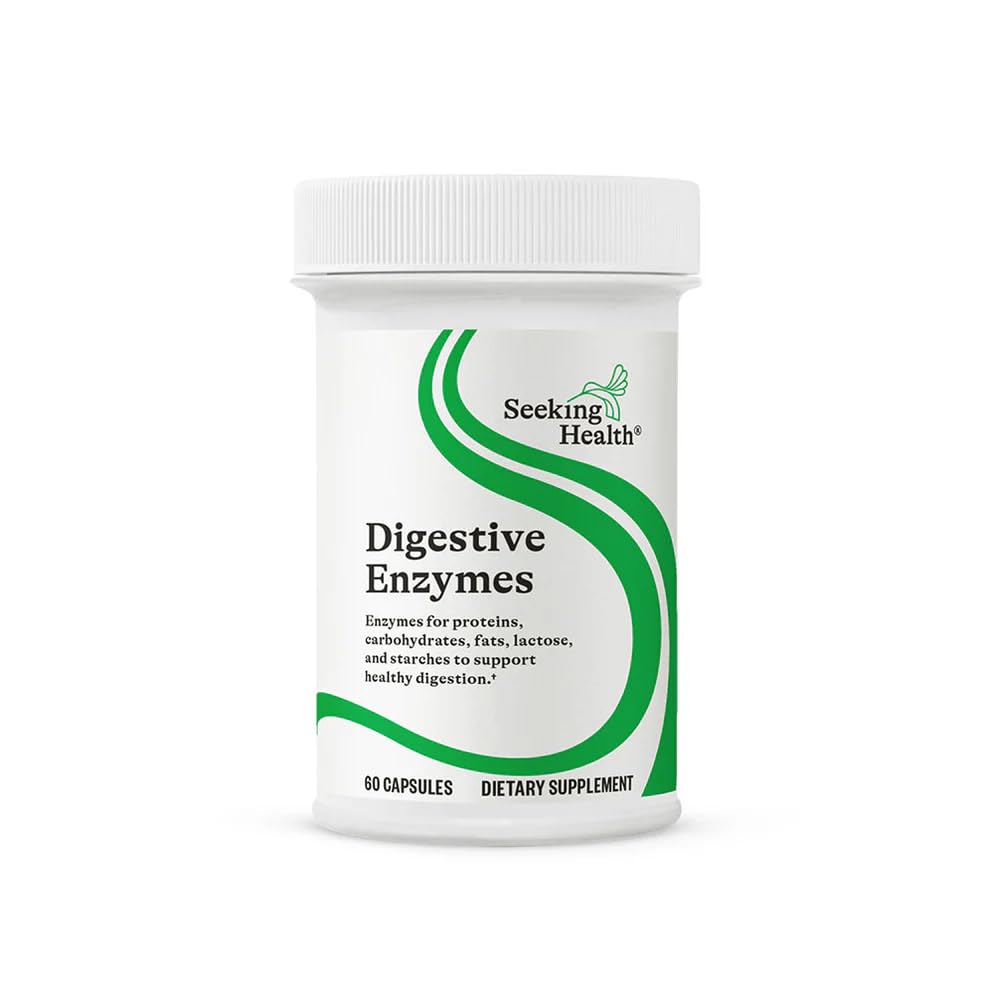 Seeking Health Digestion Intensive, Comprehensive Enzyme Supplement, Digestive Comfort and Immune Support, Vegetarian (120 capsules)*