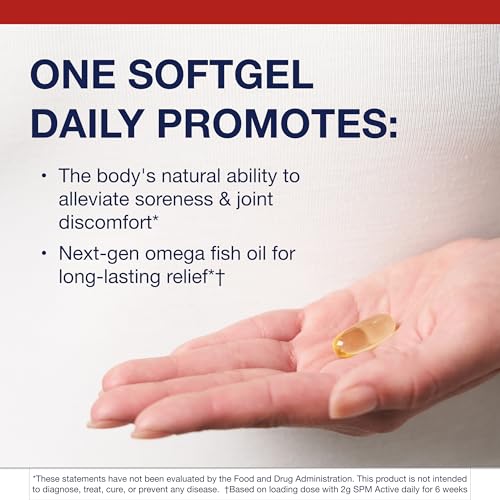 Metagenics SPM Active One Daily - Joint Soreness Supplement with Pro Resolving Mediators* - Encourages Soothing Relief* - Features Next Generation Omega Fish Oil - Non-GMO & Gluten-Free - 30 Softgels
