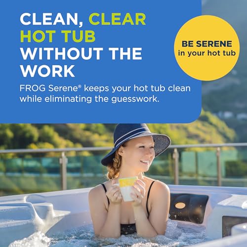 FROG Serene Replacement Mineral Cartridge with 3 Replacement Bromine Cartridges for use with Hot Tub FROG Serene Floating Sanitizing System - Prefilled for Quick & Easy Hot Tub Maintenance