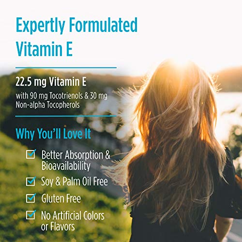 Nordic Naturals Vitamin E Complex, Unflavored - 30 Soft Gels - 6 Forms of Vitamin E for Antioxidant Support - Cellular Protection - Non-GMO - 30 Servings