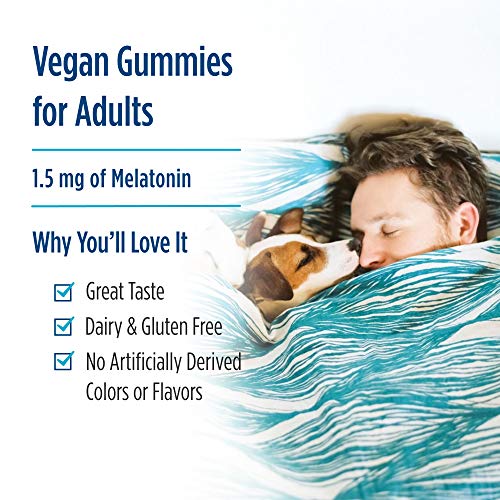 Nordic Naturals Zero Sugar Melatonin Gummies, Raspberry - 60 Gummies - 1.5 mg Melatonin - Great Taste - Restful Sleep, Antioxidant Support - Non-GMO, Vegan - 60 Servings