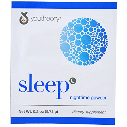 YOUTHEORY Sleep Powder Advanced Packets 21 Count, 0.02 Pound