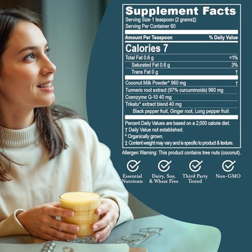 Ruved Golden Blend, Highly Absorbable Muscle, Joint, and Digestive Support, Ayurvedic Herbal Supplement, 4.23 Oz Powder.