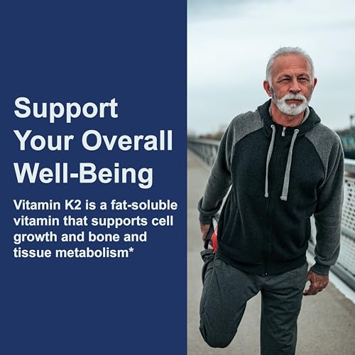 Carlson - Vitamin K2, MK-4 (Menatetrenone), Vitamin K Supplement, Bone & Heart Health, K2 Vitamin, Soy-free, 60 capsules