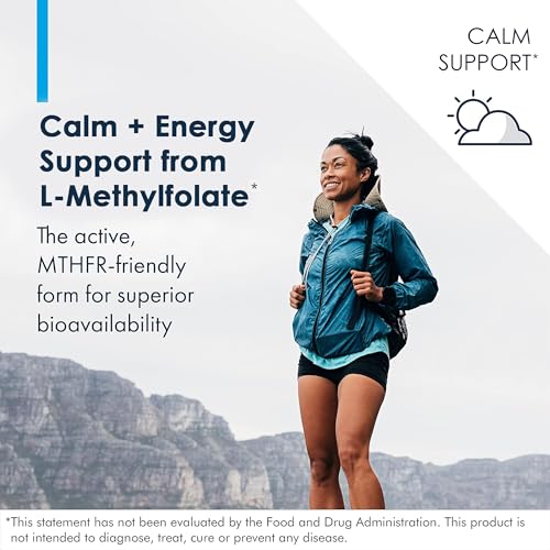 Metabolic Maintenance L-Methylfolate 10 mg - L Methyl Folate, Methylfolate Supplement for Women & Men, Methylated Vitamin B9 (5-MTHF) for Brain Health, Focus, and Calm - 90 Capsules (Pack of 1)