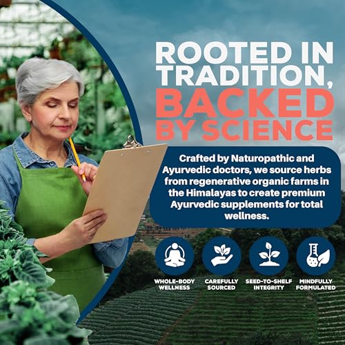 Ayush Herbs AP Traveler Digestive Support - Holy Basil & Neem Supplement for Women & Men, Source of Antioxidants, Helps Digestion, Made with Organic Ingredients - 90 Vegetarian Capsules (1 Count)