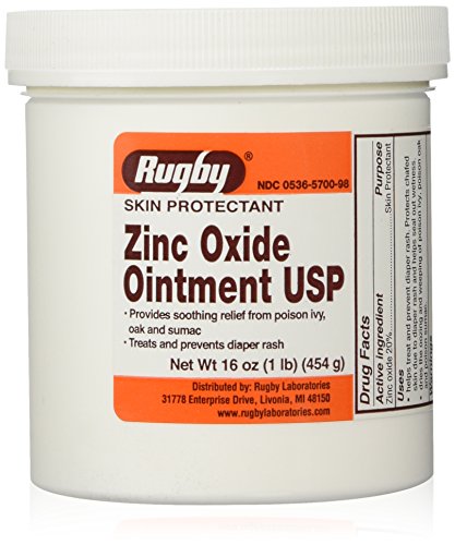 Rugby Zinc Oxide Ointment Skin Protectant - 20% - 16 Oz (1lb) (454 g) (1 Pack)