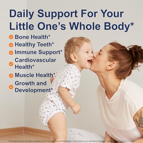 Carlson - Baby's Super Daily D3, Baby Vitamin D Drops, 400 IU (10 mcg) per Drop, 1-Year Supply, Vegetarian, Liquid Vitamin D Drops for Infants and Toddlers, Unflavored, 365 Drops