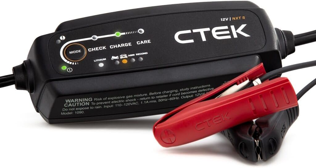 CTEK 40-658 NXT 5 Fully Automatic 4.3 amp Battery Charger and Maintainer 12V