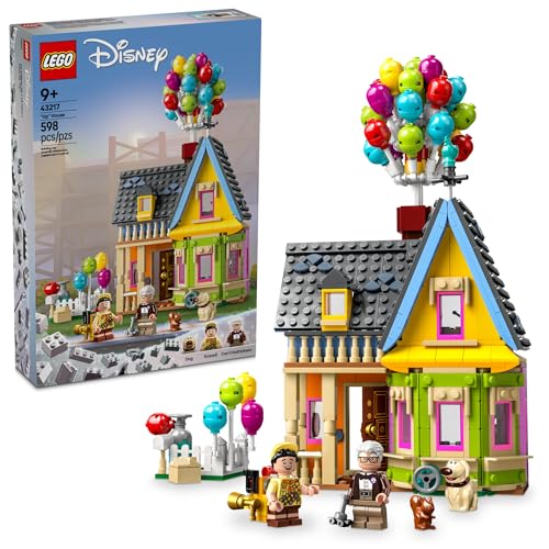 LEGO Disney and Pixar Up House, Classic Disney Celebration Building Toy Set for Kids and Movie Fans Ages 9 and Up, A Fun Gift for Disney Fans and Anyone Who Loves Creative Play, 43217