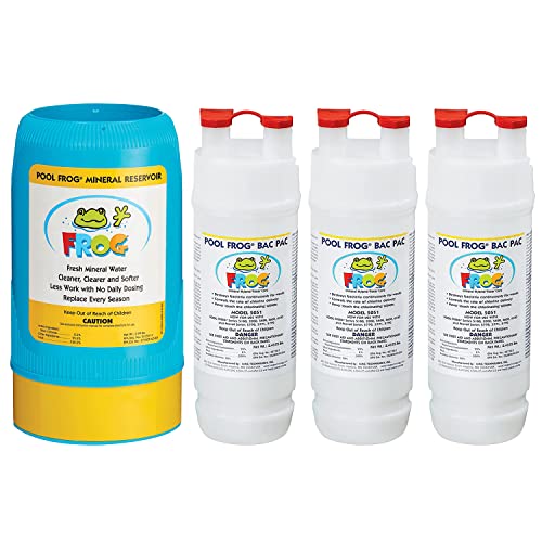 Pool FROG Mineral Reservoir 6100 + 3 Pool FROG Bac Pac's for Pools up to 25K gallons