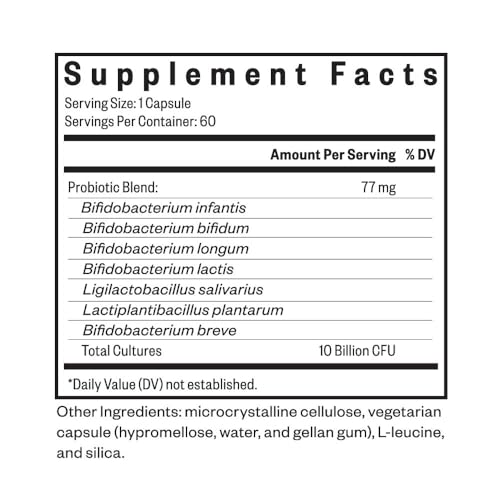 Seeking Health ProBiota HistaminX, 10 Billion CFU Low-Histamine Probiotic Supplement for Gut Health, Microbiome Balance, Digestive Comfort for Histamine Intolerance, Vegan & Vegetarian (60 Capsules)