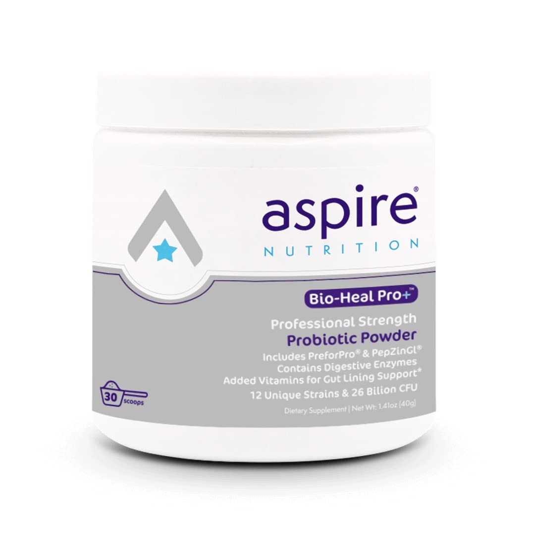 Bio-Heal Pro+ 6-in-1 Probiotic Powder Supplement – Daily Probiotic Formula for Women, Men, and Kids - 30 Day Supply