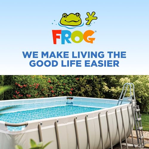 Flippin FROG Floating Sanitizer System for Pools 2,000 to 5,000 Gallons - Prefilled Floater with Sanitizing Minerals and Chlorine for Easy Pool Treatment & Maintenance - 1 Pack