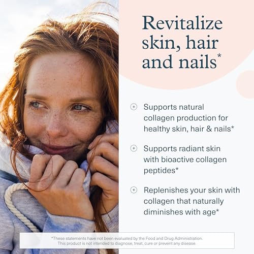 Youtheory Advanced Collagen - 6,000 mg Collagen with Vitamin C - for Hair, Skin & Nails* - Supplements for Women & Men - 290 Tablets
