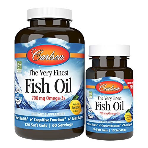 The Very Finest Fish Oil 700 Milligrams 120 + 30 free Sgels