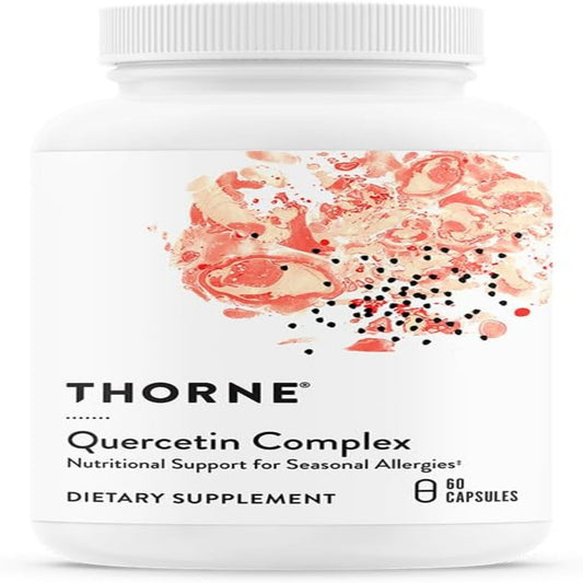 THORNE Quercetin Complex (Formerly Quercenase) - Nutritional Support for Seasonal Allergies - 60 Capsules - 60 Servings