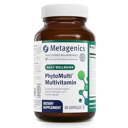Metagenics PhytoMulti Multivitamin with Phytonutrients - Daily Multivitamin Supplement for Men & Women - with Zinc & B6 Vitamins - 60 Capsules