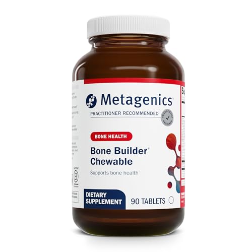 Metagenics Bone Builder Chewable  Enhanced Bone Support with Vitamin D & Magnesium* | 30 servings, 90 Count (Pack of 1)