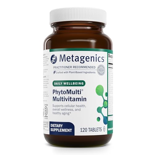 Metagenics PhytoMulti Multivitamin - Supports Healthy Aging, Cellular Health & Overall Wellness - For Men & Women - Over 20 Essential Vitamins & Minerals - With Vitamin B6, Lutein & Zinc - 120 Tablets