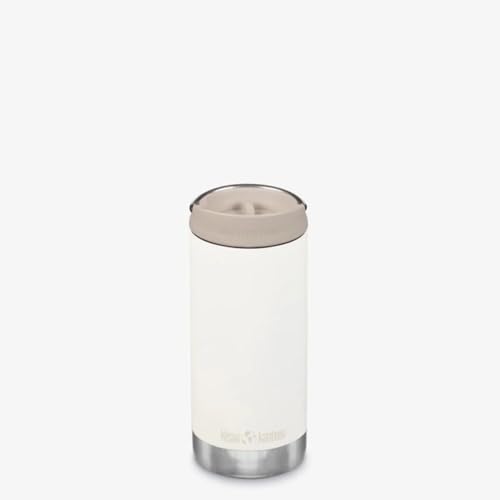 Klean Kanteen TKWide Insulated Coffee Tumbler with Café Cap - Stainless Steel Coffee Tumbler - Tofu