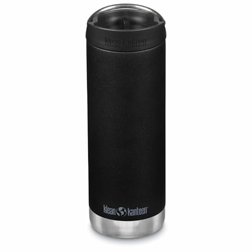 Klean Kanteen 16oz TKWide Insulated Coffee Tumbler with Café Cap - Black