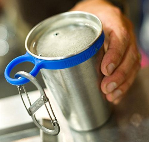 Klean Kanteen Steel S-Biner 3 - Stainless Steel Carabiner Clip - Dual Carabiner - Stainless Steel - Water Bottle Carrier - Not for Climbing - Number 3 Type