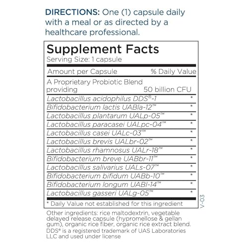 Metabolic Maintenance BioMaintenance Shelf Stable Probiotic - Probiotics for Digestive Health for Women + Men, Gut Health Supplement with Lactobacillus Acidophilus + L. Gasseri - 60 Capsules