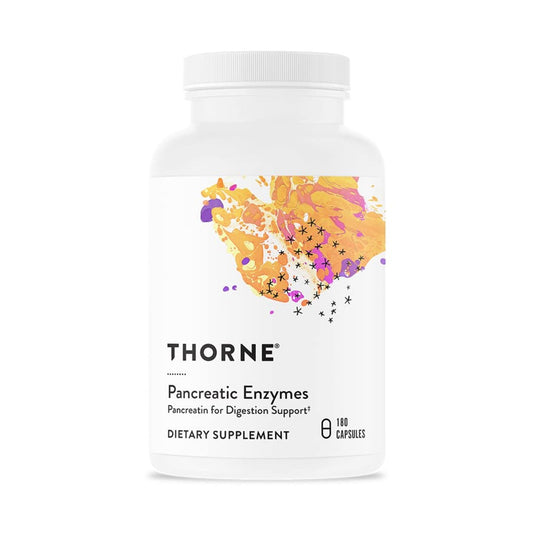 THORNE Pancreatic Enzymes (Formerly Dipan-9) - Pancreatic Enzymes for Digestive Support and Nutrient Absorption - 180 Capsules - 90 Servings