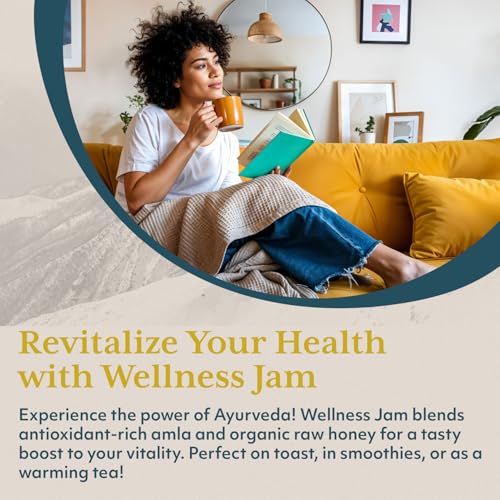 RUVED Wellness Jam with Amla, Enhanced Chanvanprash, Immune and Digestive Support, 10.6 oz