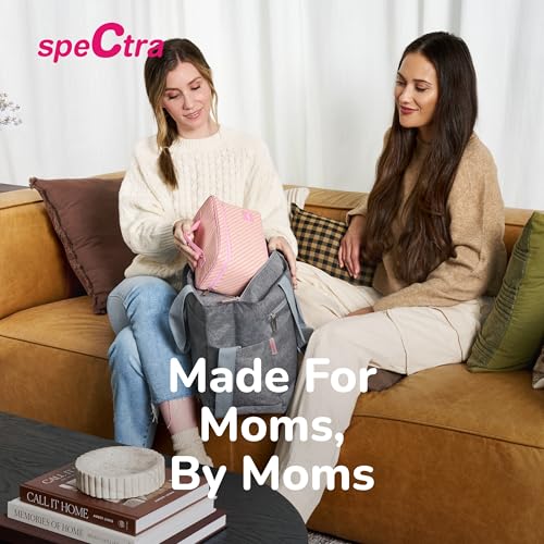 Spectra Baby S2 Plus Premier Electric Breast Pump with Grey Tote Premium Accessory Kit - 28 mm
