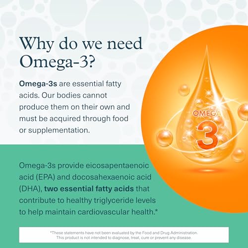 Youtheory Ocean-Friendly Omega - Vegan Algae Omega 3 Softgel - with EPA & DHA - Heart, Eye & Brain Health - Recyclable Aluminum Container - Gluten, Soy & Dairy Free - 60 Softgels