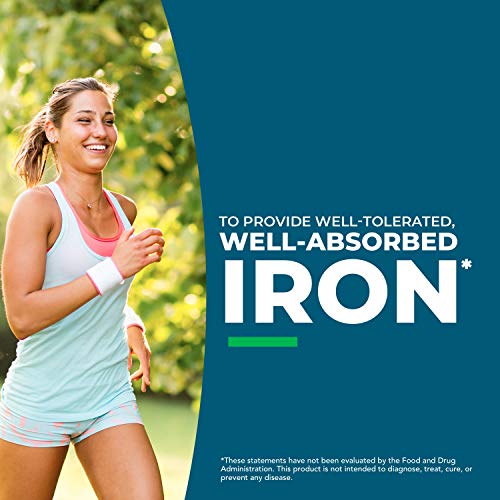 Seeking Health Iron Chewable, with Vitamin C, Supports Healthy Blood and Muscle Development, Vegan and Vegetarian (60 Tablets)*